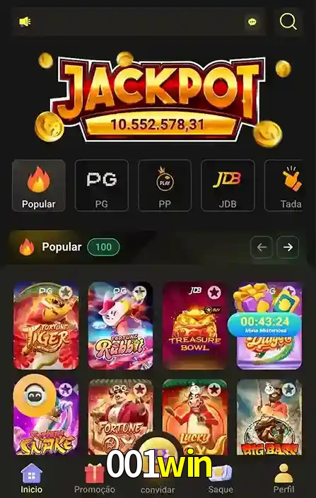 Promoções Especiais no 001win App